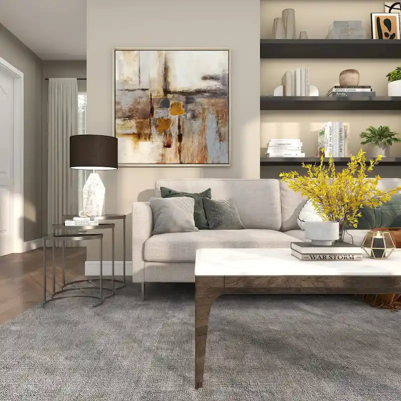 Black/Gold Metal Accent Tables (Pack of 3)