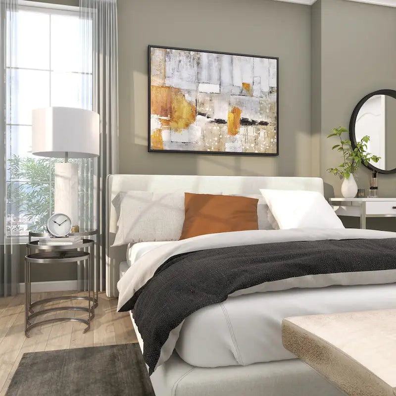 Black/Gold Metal Accent Tables (Pack of 3)