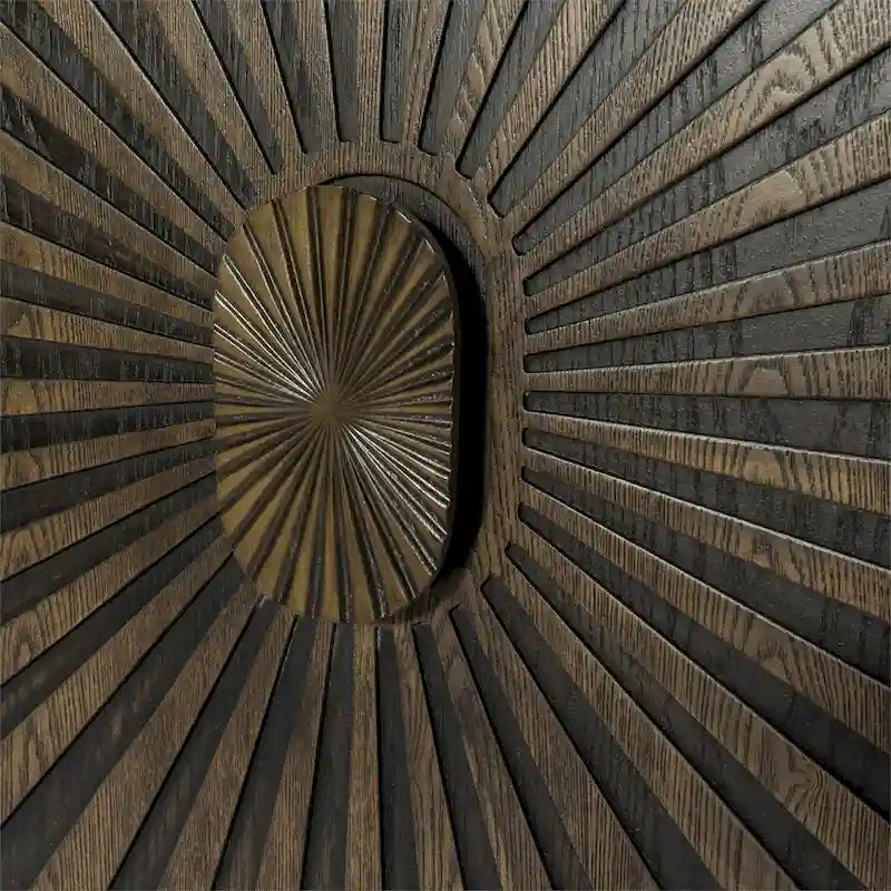 Chaucer Aged Whiskey 3 Door Accent Cabinet