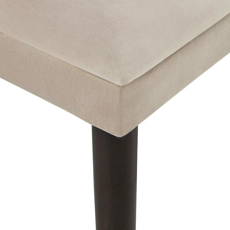 Andrea Espresso and Velvet 7-Piece Dining Set by iNSPIRE Q Modern