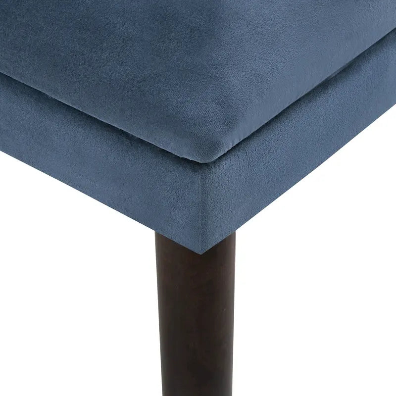 Andrea Espresso and Velvet 7-Piece Dining Set by iNSPIRE Q Modern