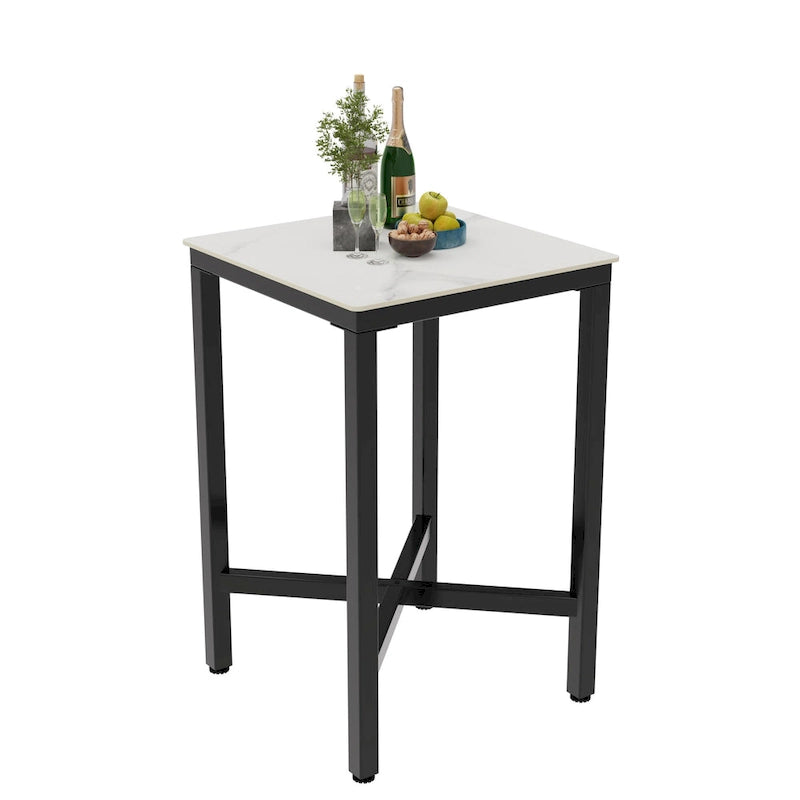 Bar Height 41.4 Dining Table - 27.55x27.55x41.4 inch