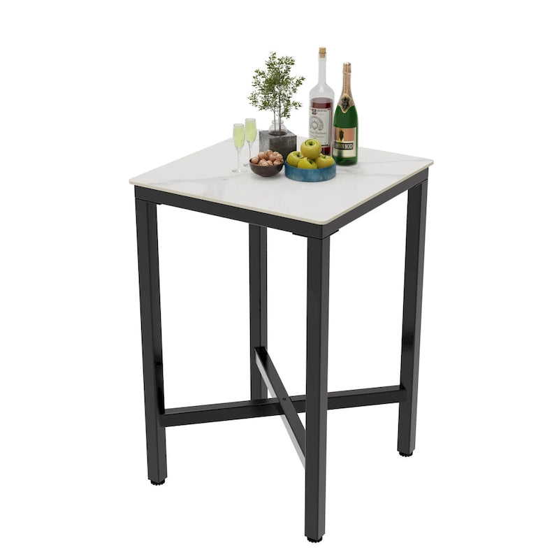 Bar Height 41.4 Dining Table - 27.55x27.55x41.4 inch