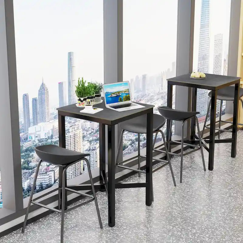 Bar Height 41.4 Dining Table - 27.55x27.55x41.4 inch