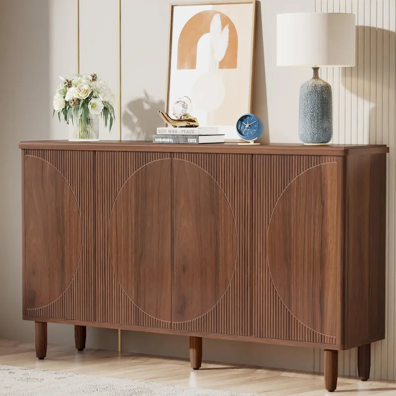 59.4 Inch Modern Buffet Cabinet Sideboard with Doors