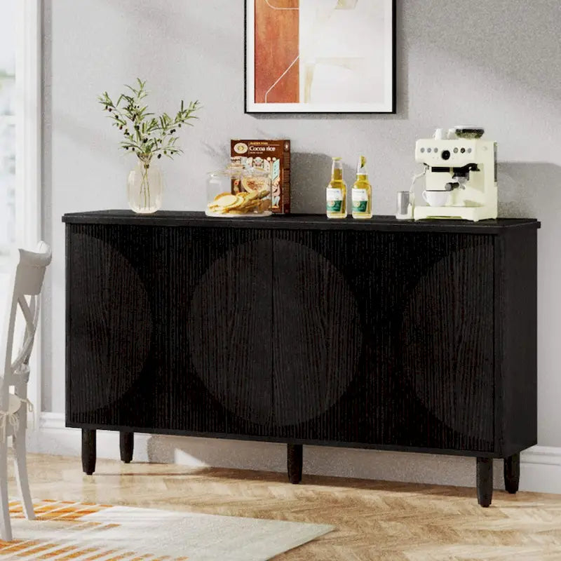 59.4 Inch Modern Buffet Cabinet Sideboard with Doors