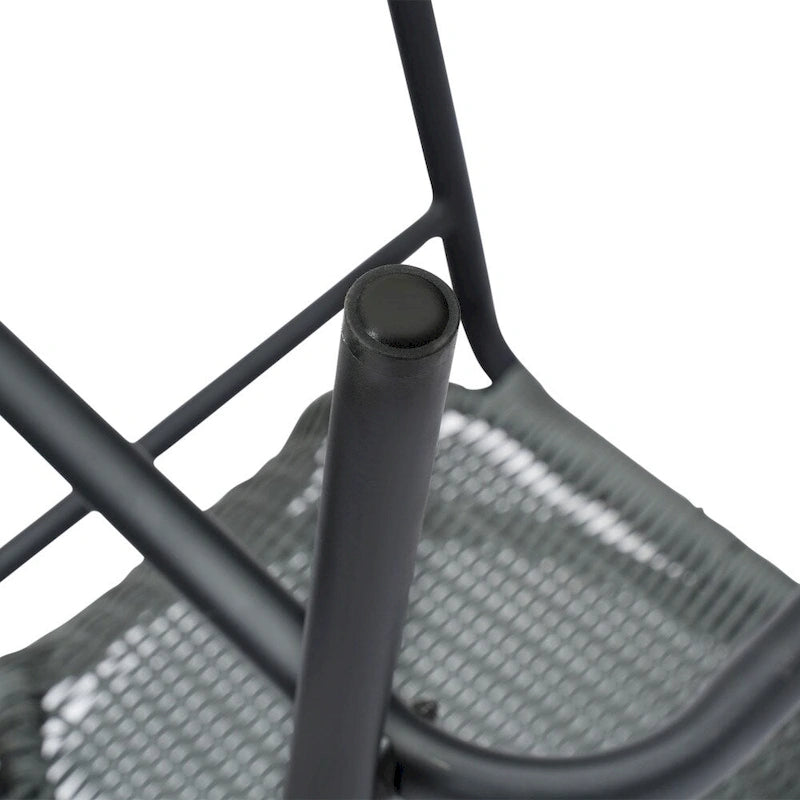 2PK Indoor/Outdoor Rattan Restaurant Barstools