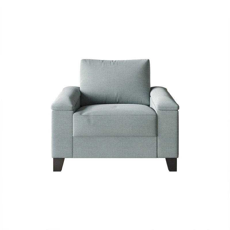 CraftPorch Simple Style Linen Upholstered Arm Chair