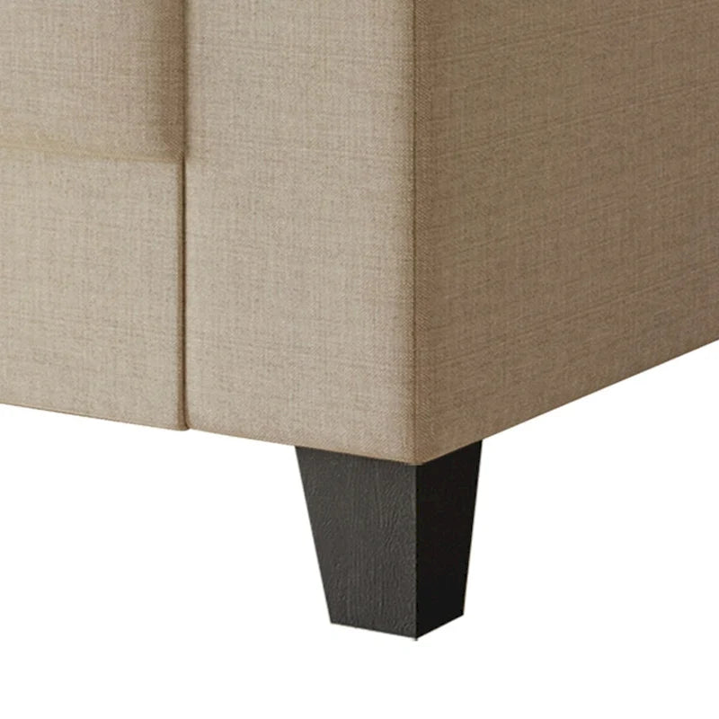 CraftPorch Simple Style Linen Upholstered Arm Chair