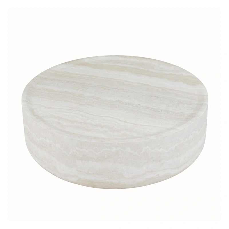 31.49 Round Faux MARS Pattern Coffee Tables No Need Assembly