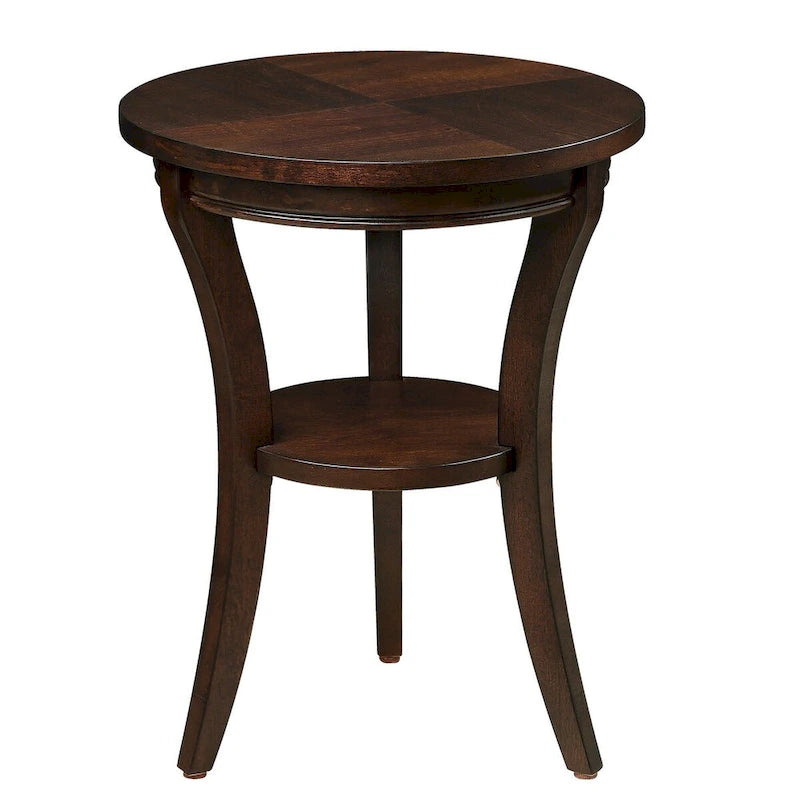 16 Wood Round End Table