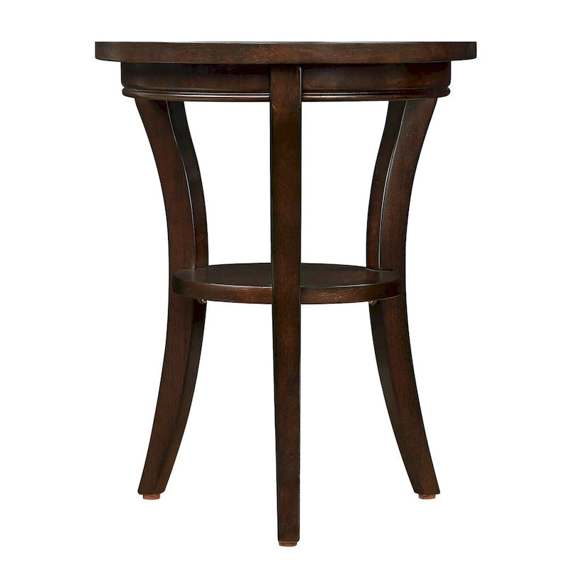 16 Wood Round End Table