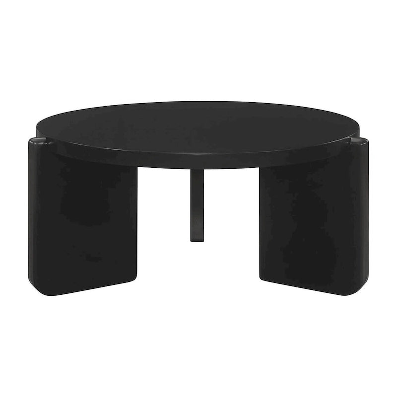 Harrison Black Round Coffee Table