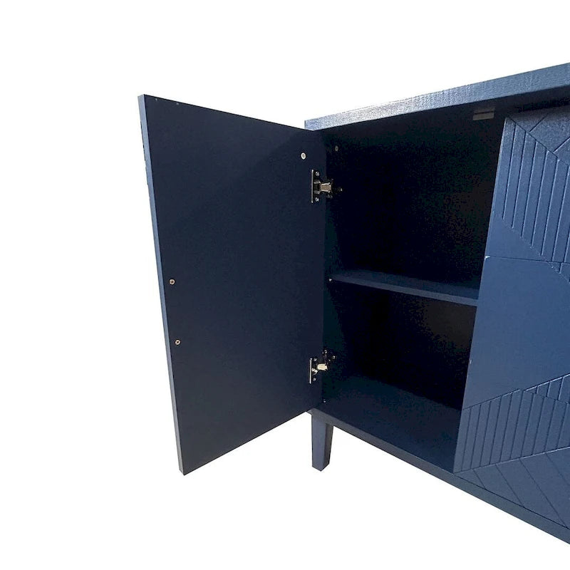 55 Stylish and Functional Buffet/Sideboard Cabinet with Carved Effect