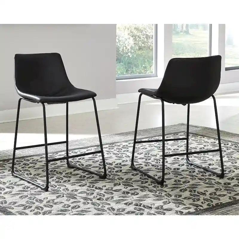 Signature Design by Ashley Centiar Black/Gray 3-Piece Counter Height Dining Package