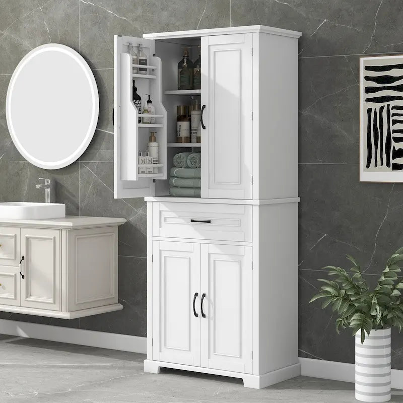Bathroom Storage Cabinet with Adjustable Shelf