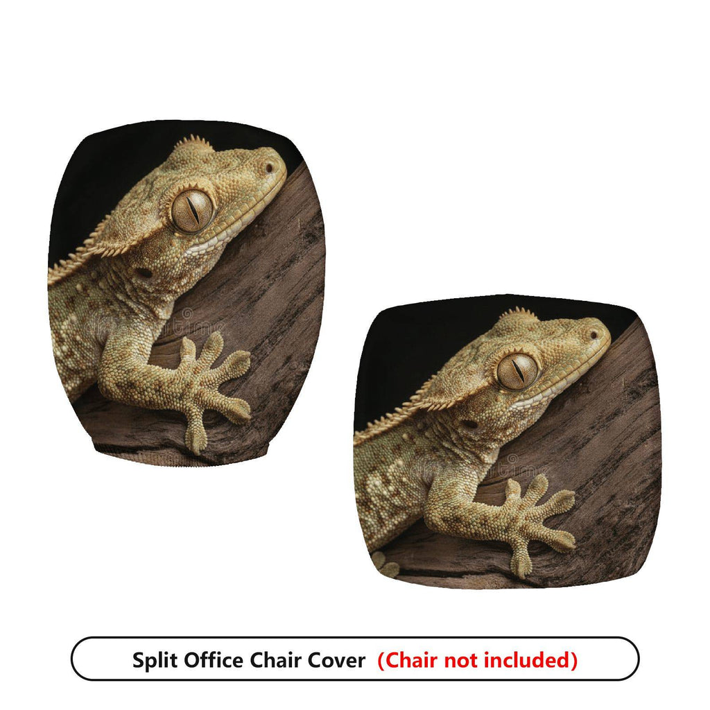 2-Piece Animal Nature Pattern Decorative  Computer Chair Cover Set, Seat and Backrest